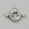 925 Sterling Silver Spring Ring Clasps STER-WH0062-001P-02-1