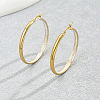 Vintage Stainless Steel Hoop Earrings ZA9910-2