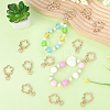 24Pcs Alloy Swivel Clasps FIND-SC0017-49A-3