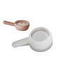 Flat Round with Handle DIY Silicone Candlesticks Molds LS-SIMO-G010-02C-1