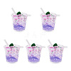 Transparent Resin Big Pendants RESI-TAC0019-04D-1