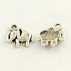 Tibetan Style Zinc Alloy Elephant Charms TIBEP-S287-11-1