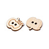 Apple Wood Buttons BUTT-T013-14B-2