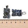 Natural Blue Spot Jasper Pendants G-B127-09P-09-4