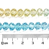 Transparent Painted Glass Beads Strands X1-DGLA-A034-T8mm-A13-3