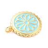 Real 18K Gold Plated Brass Pendants KK-L206-013G-03-4