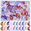 100Pcs Electroplate Transparent Glass Bead EGLA-SZ0001-42-1