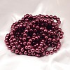 Round Shell Pearl Bead Strands X-BSHE-L011-8mm-A007-2
