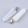 Opalite Point Pendants G-R220-34S-2