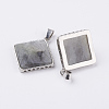 Natural Labradorite Pendants G-E442-02Q-2