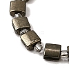 Natural Pyrite Beads Strands G-Z087-D02-4