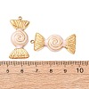 304 Stainless Steel Enamel Pendants SA-CBAD609-05G-02-2