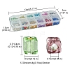 672Pcs 12 Colors Glass Seed Beads SEED-FS0001-24-4