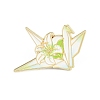 Light Gold Alloy Enamel Brooch JEWB-K018-39B-G-1