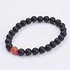 Natural Gemstone Beads Stretch Bracelets BJEW-JB02953-3