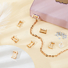 16Sets Alloy Bag Arch Bridge Shape Buckle FIND-WR0004-71-5