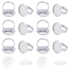102Pcs DIY 304 Stainless Steel Adjustable Finger Ring Making Kits DIY-UN0002-51P-1