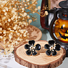 6Pcs Alloy Enamel Cufflinks DIY-FH0009-79B-4