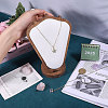 Bust Shaped Wooden Necklace Display Stands NDIS-WH0003-018D-3