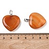 Natural Carnelian Pendants X-G-G956-B52-FF-3