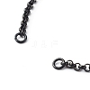 Handmade 304 Stainless Steel Rolo Chain Bracelets Making Accessories AJEW-JB01026-4