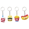 PVC Plastic Food Keychain KEYC-JKC01038-2