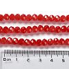 Baking Painted Imitation Jade Glass Bead Strands DGLA-A034-J6MM-A32-5