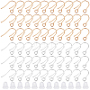 300Pcs 2 Colors 316 Surgical Stainless Steel Earring Hooks STAS-BBC0010-62-1