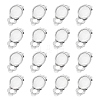 Non-Tarnish 304 Stainless Steel Clip-on Earring Findings LS-STAS-S079-81A-1