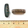 Tibetan Style dZi Beads TDZI-E004-33-6