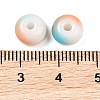 Opaque Spray Painted Glass Beads X1-GLAA-G118-01M-3