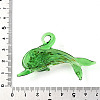 Handmade Silver Foil Lampwork Big Pendants LS-LAMP-T023-13D-3