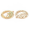Alloy Enamel Pendants X-ENAM-S126-103-NR-3