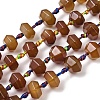 Natural Red Agate Beads Strands G-C258-03-2