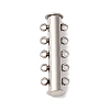 304 Stainless Steel Slide Lock Clasps STAS-A117-07A-P-1