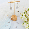 Anti-Tarnish 3 Pairs Rhodium Plated 925 Sterling Silver Earring Hooks STER-BBC0006-71-4