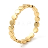 Rack Plating Brass Flat Round Open Cuff Ring RJEW-Z014-04G-3