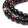 Natural Black Agate Beads Strands X-G-L555-04-6mm-3