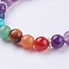 Gemstone Stretch Bracelets BJEW-F262-B09-3