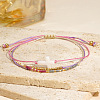 Cross MIYUKI Glass Seed Beaded Multy-strands Bracelets DD0029-1