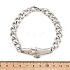 Stainless Steel Link Bracelets BJEW-D379-19P-3