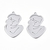 Non-Tarnish 201 Stainless Steel Pendants LS-STAS-N098-070P-3