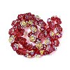 Electroplate Transparent Glass Beads Strands X-EGLA-N056-02A-06-2
