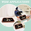 Walnut with Velvet Jewelry Plates for Necklace ODIS-WH0038-184A-02-5