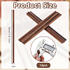 Waxed Round Wooden Sticks WOOD-OC0004-42C-2