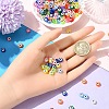 540pcs 14 Colors Transparent Acrylic Beads TACR-YW0002-08-6