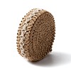 Braided Burlap Ribbon OCOR-WH0073-77-3