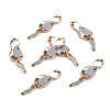 Eco-Friendly Alloy Enamel Pendants X-ENAM-T011-84D-NR-1
