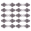 20Pcs Knot Zinc Alloy Adjustable Jean Button Pins FIND-FH0017-91B-1