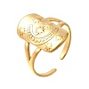 304 Stainless Steel Open Cuff Rings RJEW-M072-04G-2